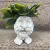 1pc Resin Planter Statue Vase, Outdoor Garden Ornaments Patio Lawn Garden Yard Entry Door Decor - Ollie Beard