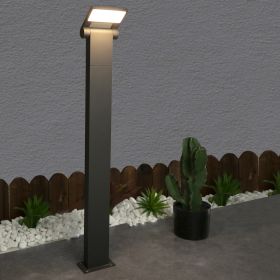 Inowel Outdoor Pathway Lights LED Bollard Light Landscape Path Light Modern Waterproof Driveway Lights 11706 - Grey - 23.62in