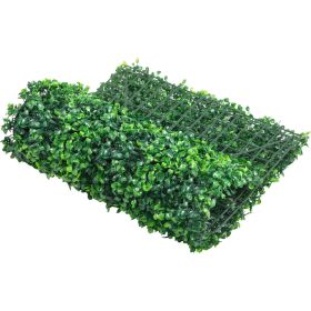 VEVOR 12PCS 24"x16" Grass Wall Panels for 32 SQ Feet, Boxwood Hedge Wall Panels, Artificial Grass Backdrop Wall 1.6"