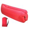 Inflatable Lounger Air Sofa Lazy Bed Sofa Portable Organizing Bag Water Resistant for Backyard Lakeside Beach Traveling Camping Picnics - Red