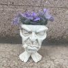 1pc Resin Planter Statue Vase, Outdoor Garden Ornaments Patio Lawn Garden Yard Entry Door Decor - Muggle Grandma