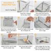 Rat Trap Cage Humane Live Rodent Trap Cage Mouse Control Bait Catch - Silver