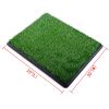 Artificial Dog Grass Mat, Indoor Potty Training, Pee Pad for Pet - green