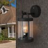 Wall Light Dusk to Dawn Sensor Outdoor Wall Lantern with E26 Bulb