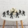 1pc Statue Miniature Figurines, Shelf Garden Decorative Object, Unique Gifts, Home Decor, Room Decor, Patio Decor, Garden Decor - Black