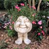 1pc Resin Planter Statue Vase, Outdoor Garden Ornaments Patio Lawn Garden Yard Entry Door Decor - Ollie Beard