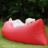 Inflatable Lounger Air Sofa Lazy Bed Sofa Portable Organizing Bag Water Resistant for Backyard Lakeside Beach Traveling Camping Picnics - Red