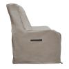 Outdoor Protective Cover;  Outdoor Patio Furniture Chair Protective Storage Cover;  Durable and Water Protected Outdoor Armchair Cover - Khaki