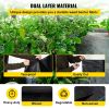 VEVOR Weed Barrier, 5.8oz Landscape Fabric, 4ft x 300ft Cover Mat Heavy Duty Woven Grass Control Geotextile for Garden, Patio, Black - Default