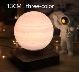 Magnetic Levitation Table Lamp Moon Light 3D Printing Planet Night Light (Option: Jupiter dark-US)